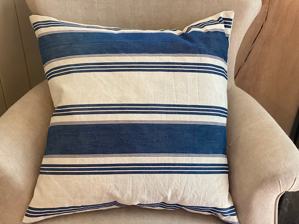 Antique French Ticking Cushion